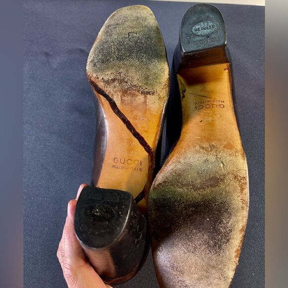 GUCCI - Vintage Leather Loafer - Picture 10 of 10